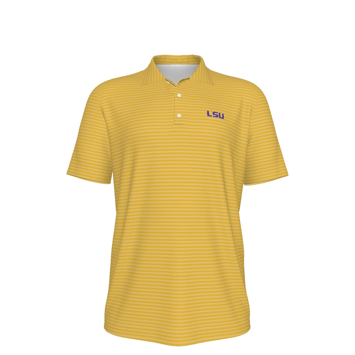 LSU Football Striped - Polo