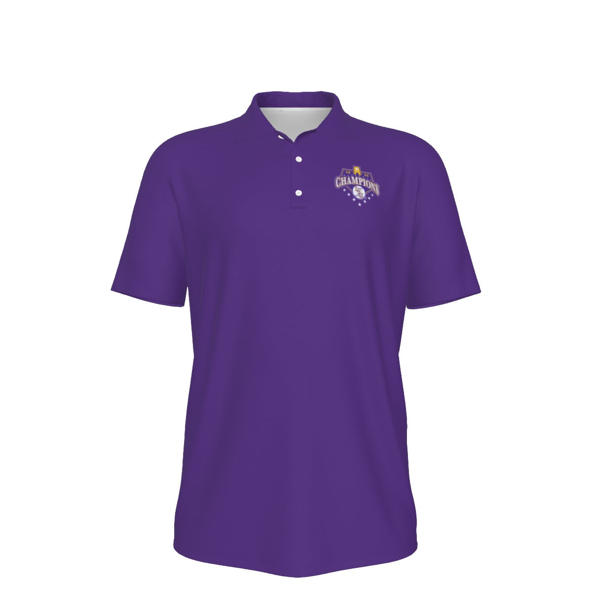 LSU Baseball National Champions Polo - Purple