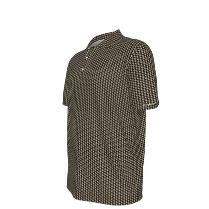 Louisiana Pattern Polo - Black/Gold