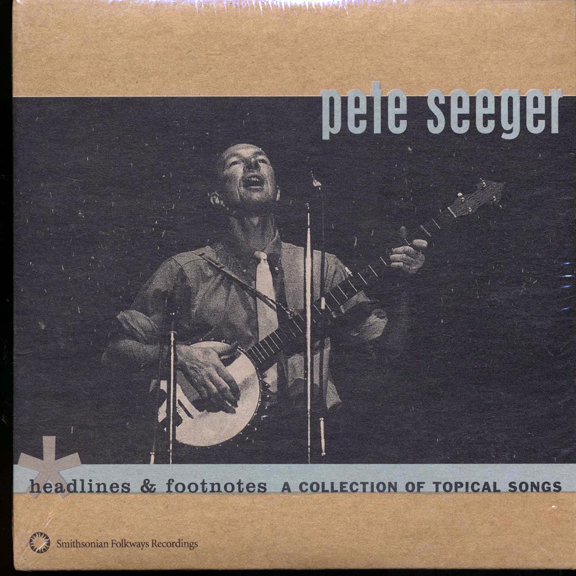 Pete Seeger - Headlines & Footnotes: A Collection Of Topical Songs (deluxe mini-LP slipsleeve edition) Music CD
