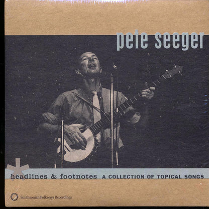 Pete Seeger - Headlines & Footnotes: A Collection Of Topical Songs (deluxe mini-LP slipsleeve edition) Music CD