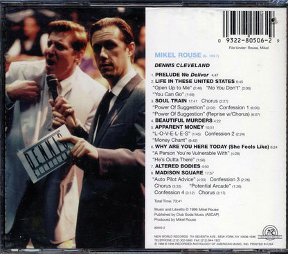 Mikel Rouse - Dennis Cleveland Music CD