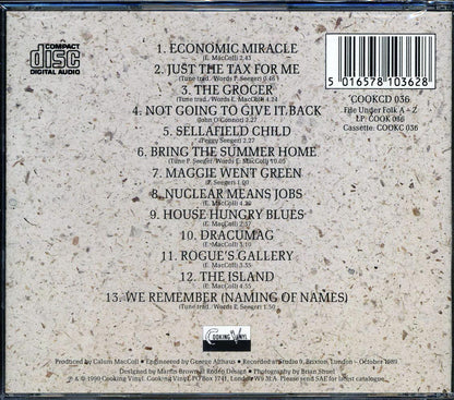Ewan MacColl, Peggy Seeger - Naming Of Names Music CD