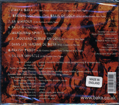 Baka Beyond - East To West: Ear Gu'n Iar Boka Ke Anai Music CD