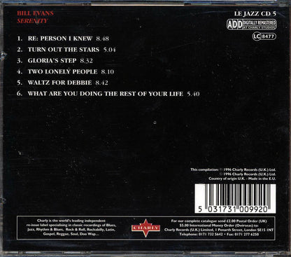 Bill Evans - Serenity Music CD