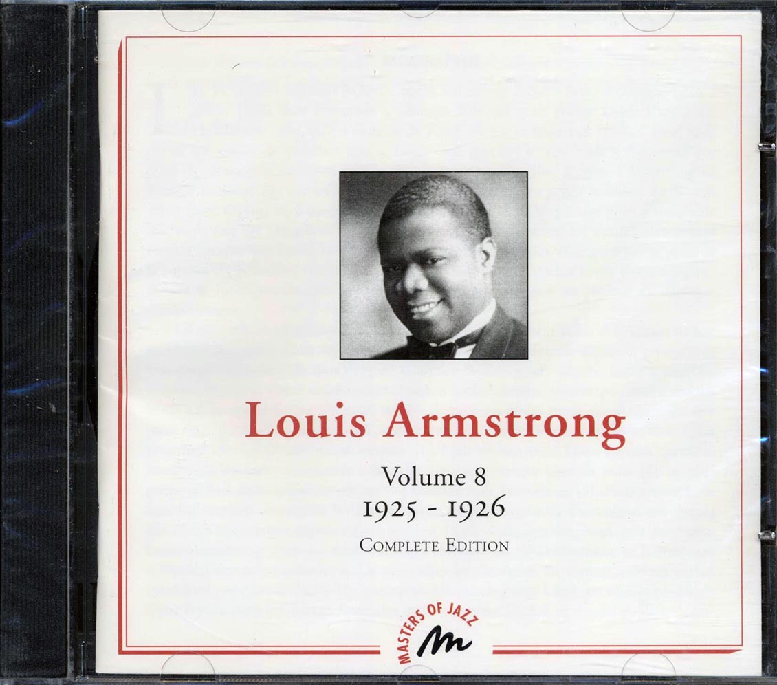 Louis Armstrong - Volume 8: 1925-1926 Complete Edition (23 tracks) Music CD