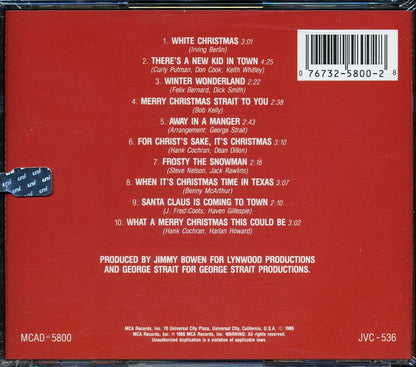 George Strait Merry Christmas Strait To You Music CD