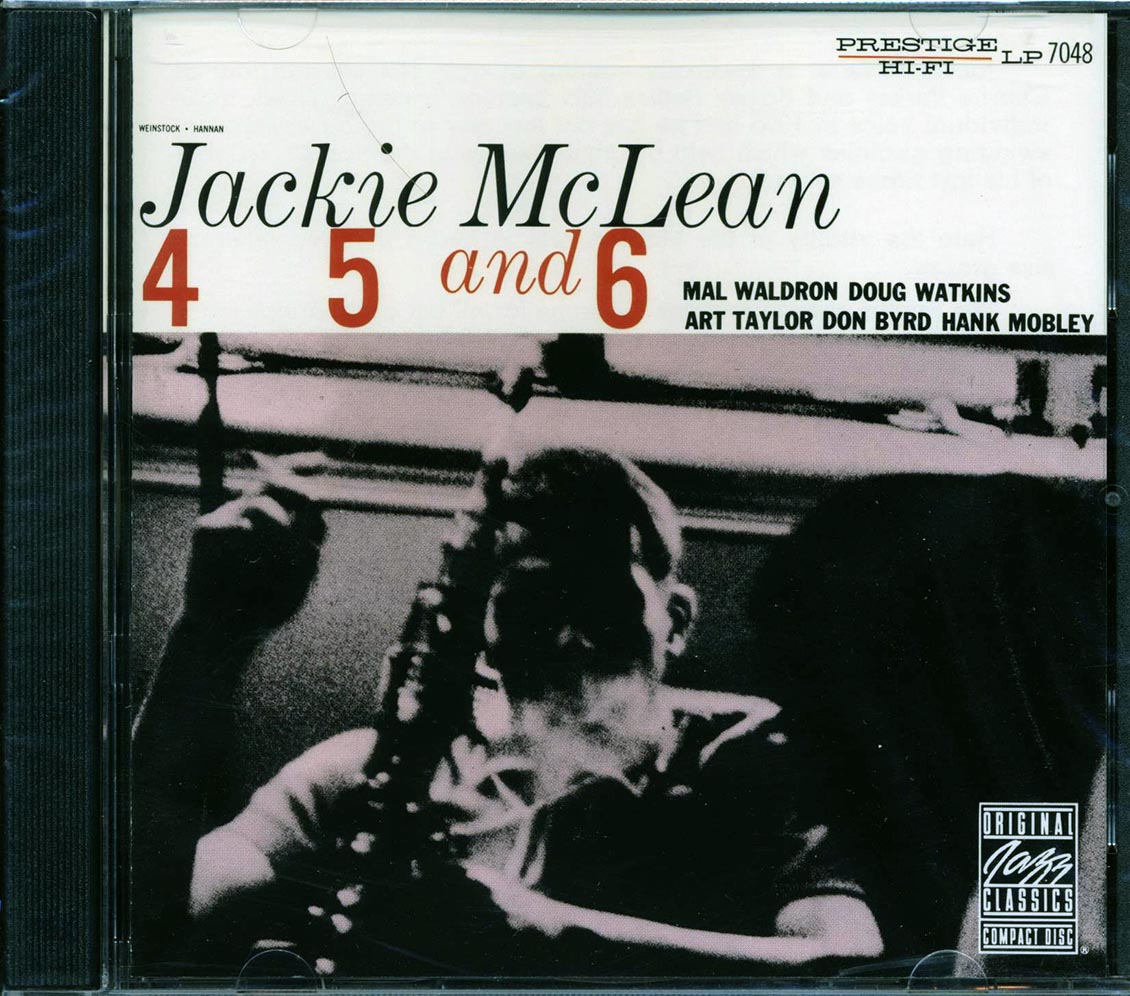Jackie McLean - 4, 5, And 6 Music CD