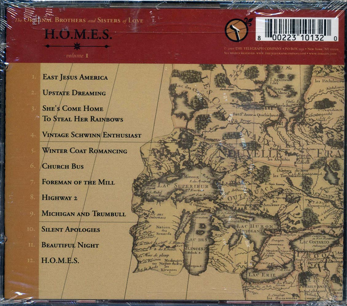 The Original Brothers And Sisters Of Love - H.O.M.E.S. Volume 1 Music CD