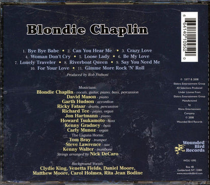 Blondie Chaplin - Blondie Chaplin Music CD