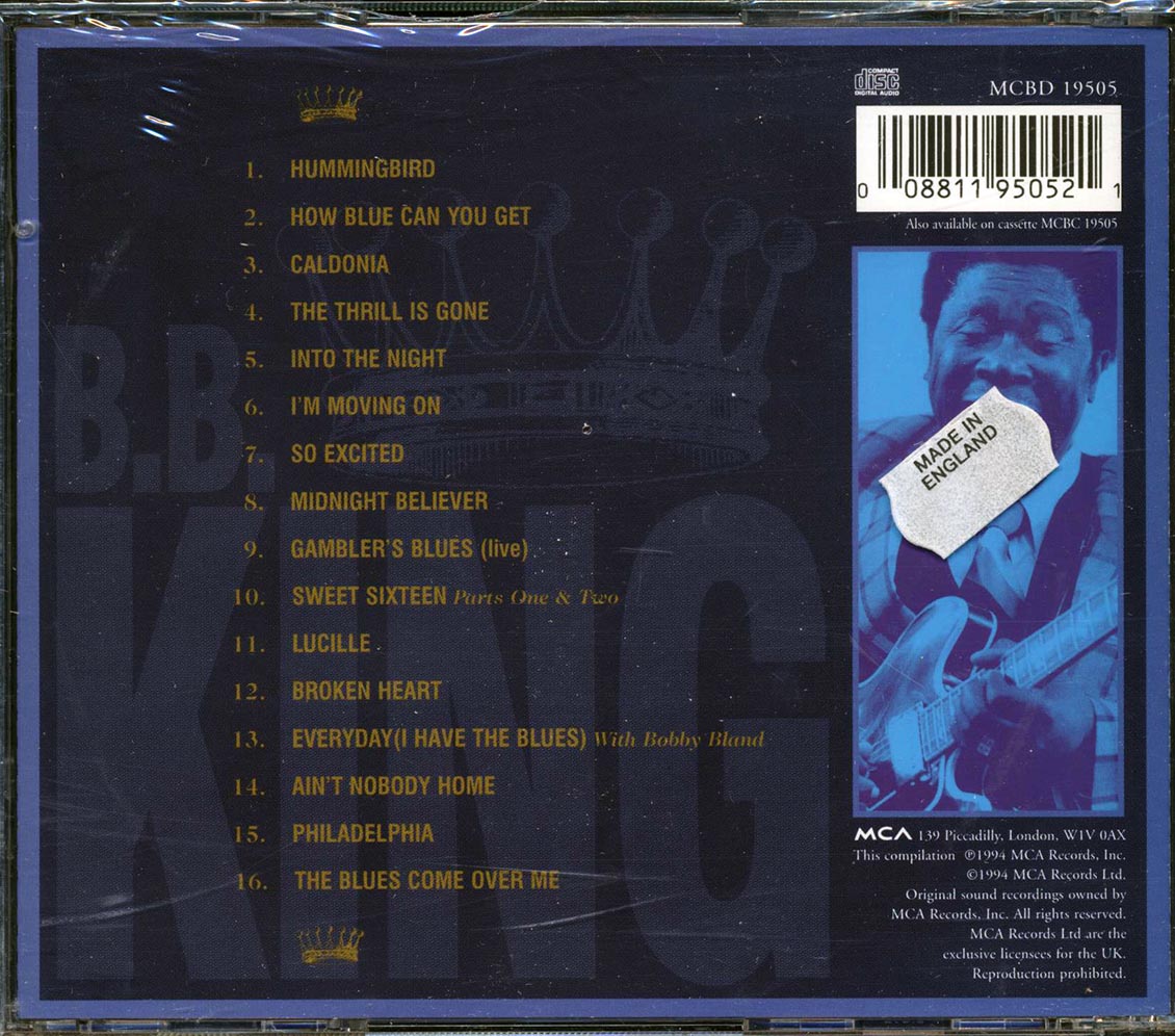 BB King - The Very Best Of BB King Music CD