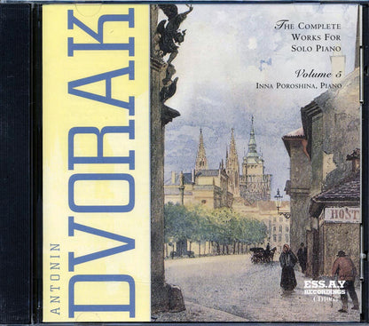 Dvorak, Inna Poroshina - The Complete Works For Solo Piano Volume 5 Music CD