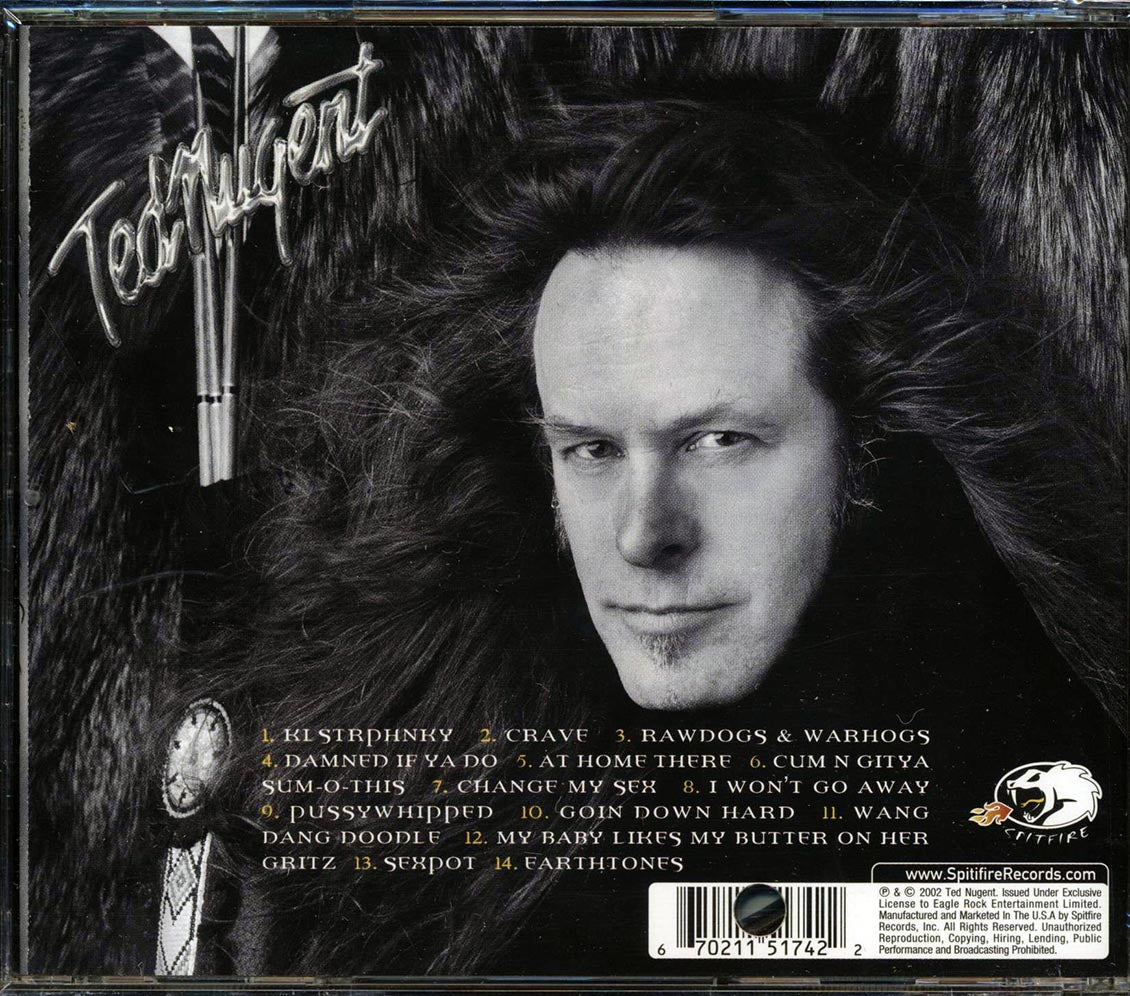 Ted Nugent Craveman marked/ltd stock Music CD