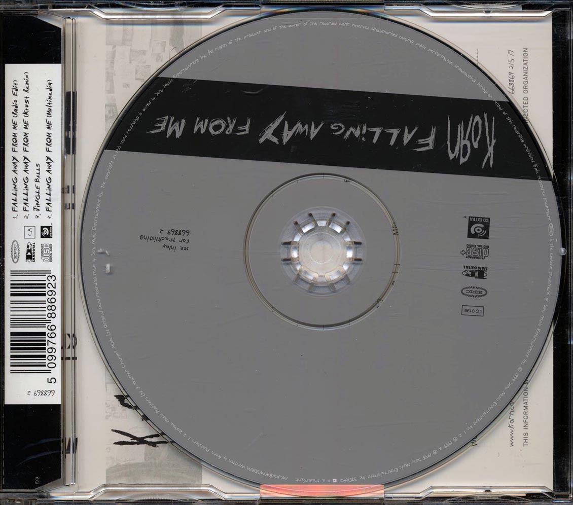 Korn Falling Away From Me numbered ltded Music CD