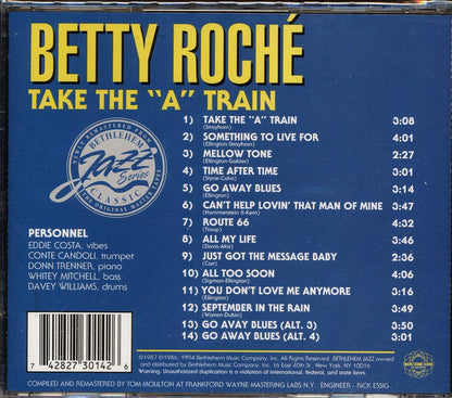 Betty Roche - Take The A Train (remastered) Music CD