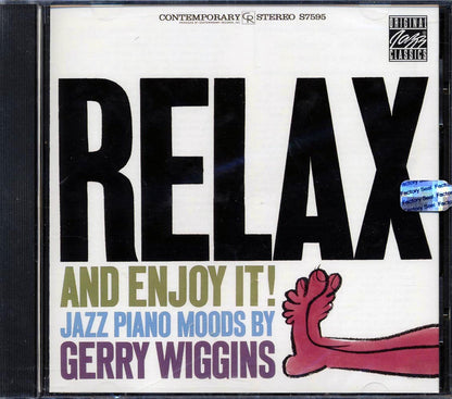 Gerry Wiggins - Relax And Enjoy It: Jazz Piano Moods By Gerry Wiggins (remastered) Music CD
