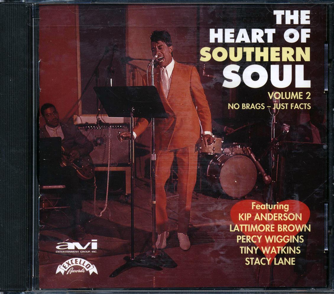 Kip Anderson, Kelly Brothers, Dee & Don, Etc. - The Heart Of Southern Soul Volume 2: No Brags Just Facts (24 tracks) Music CD
