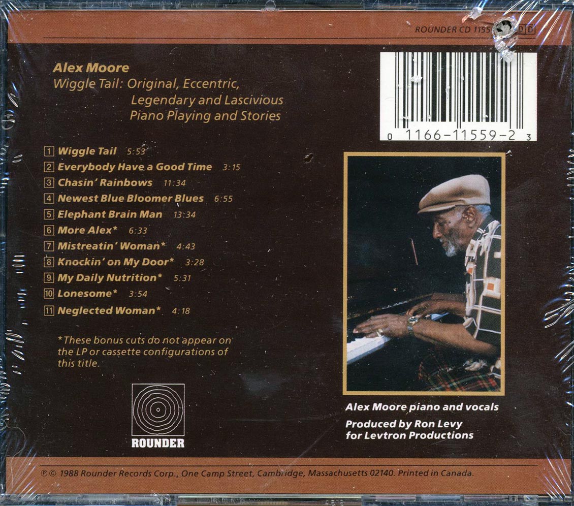 Alex Moore - Wiggle Tail (marked/ltd stock) Music CD
