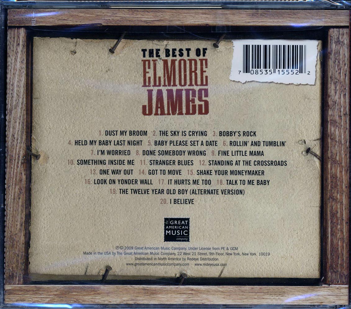 Elmore James - The Best Of Elmore James (20 tracks) Music CD