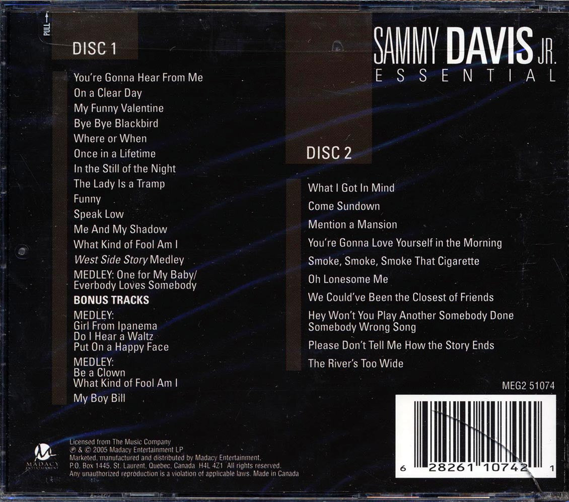 Sammy Davis Jr. - Essential (27 tracks) (2xCD) Music CD