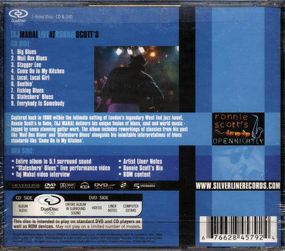 Taj Mahal - Live At Ronnie Scott's (CD/DVD dualdisc) Music CD