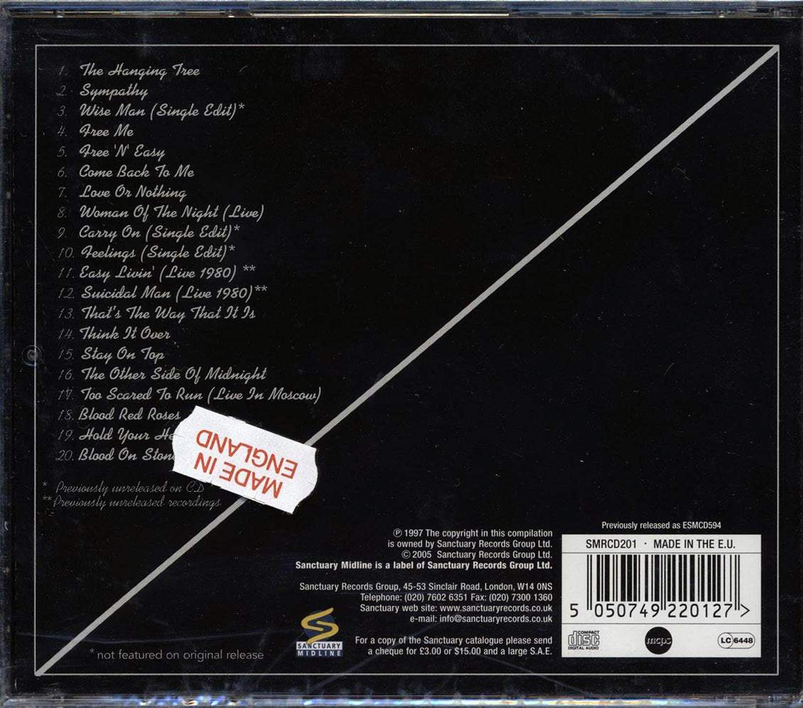Uriah Heep - The Best Of Part 2 (20 tracks) Music CD