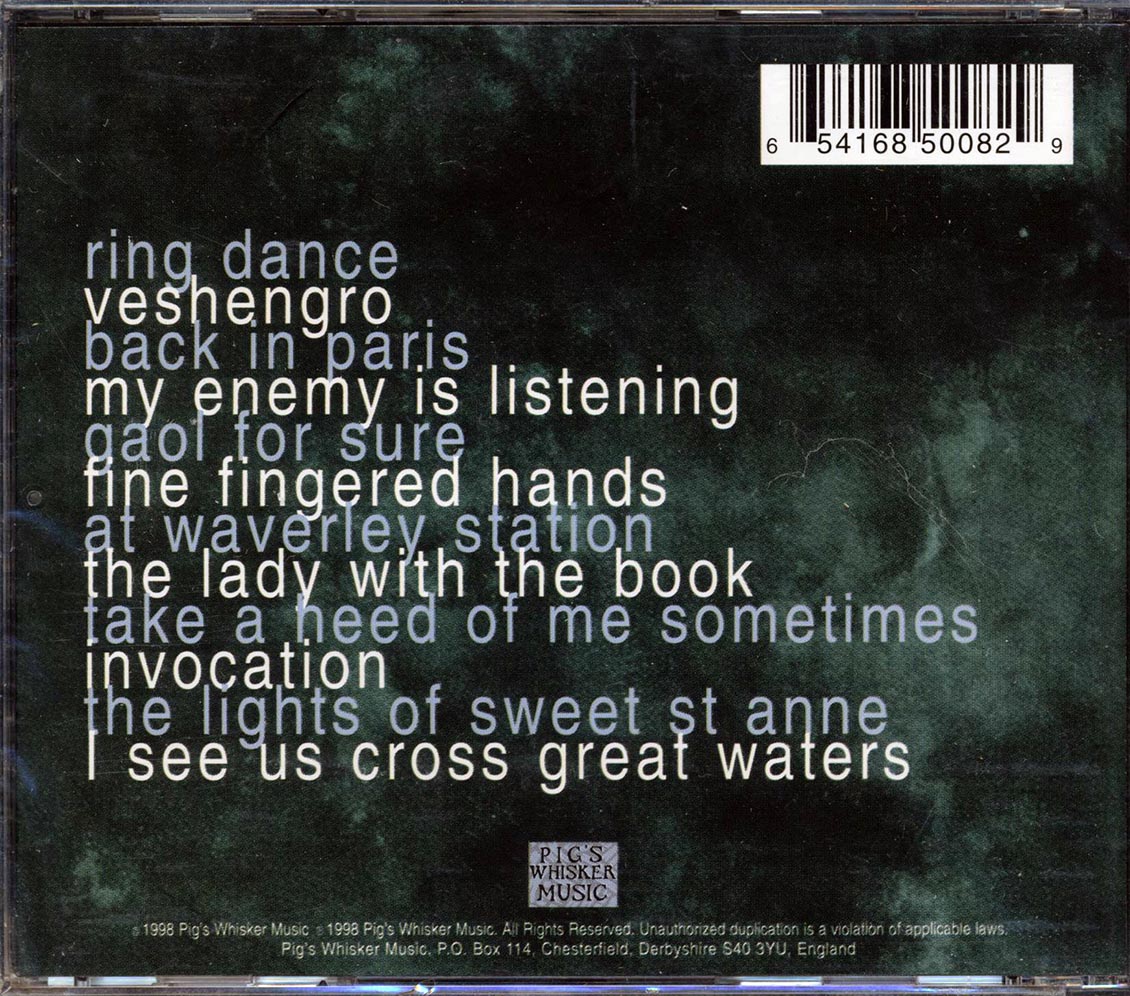 Robin Williamson - Ring Dance Music CD
