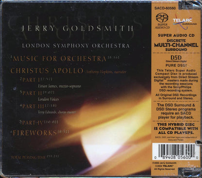 Jerry Goldsmith, London Symphony Orchestra - Christus Apollo (SACD) (marked/ltd stock) Music CD