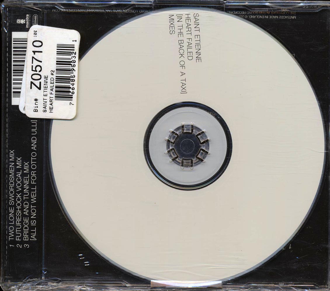 St. Etienne - Heart Failed: In The Back Of A Taxi Music CD