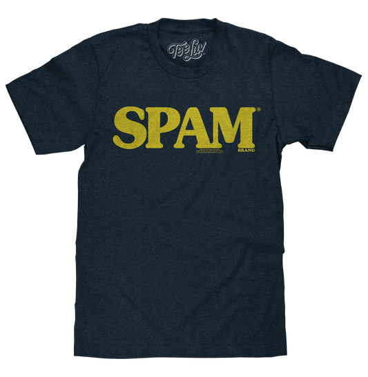 SPAM Logo T-Shirt - Navy