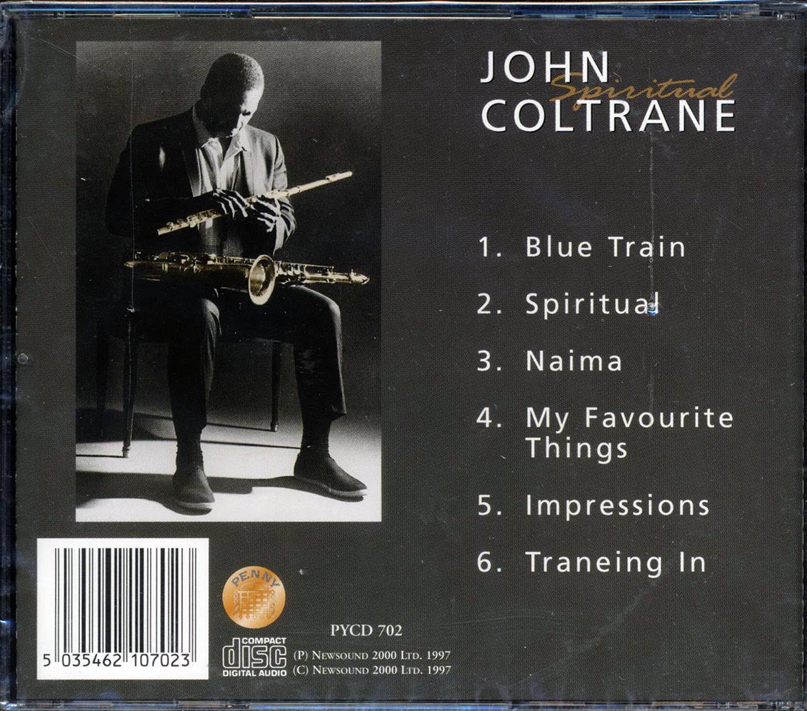 John Coltrane Spiritual Music CD