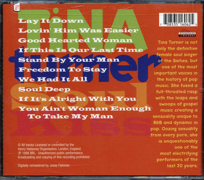 Tina Turner - Soul Kiss Music CD