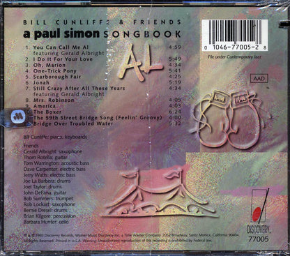 Bill Cunliffe & Friends - A Paul Simon Songbook (marked/ltd stock) Music CD