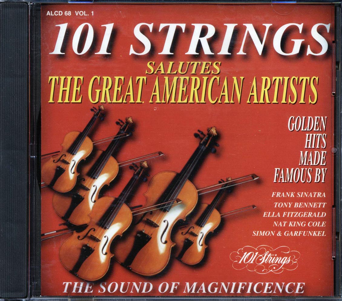 101 Strings - Salutes The Great American Aritists Volume 1 Music CD