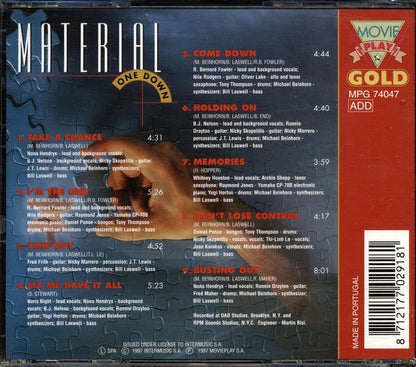 Material - One Down Music CD