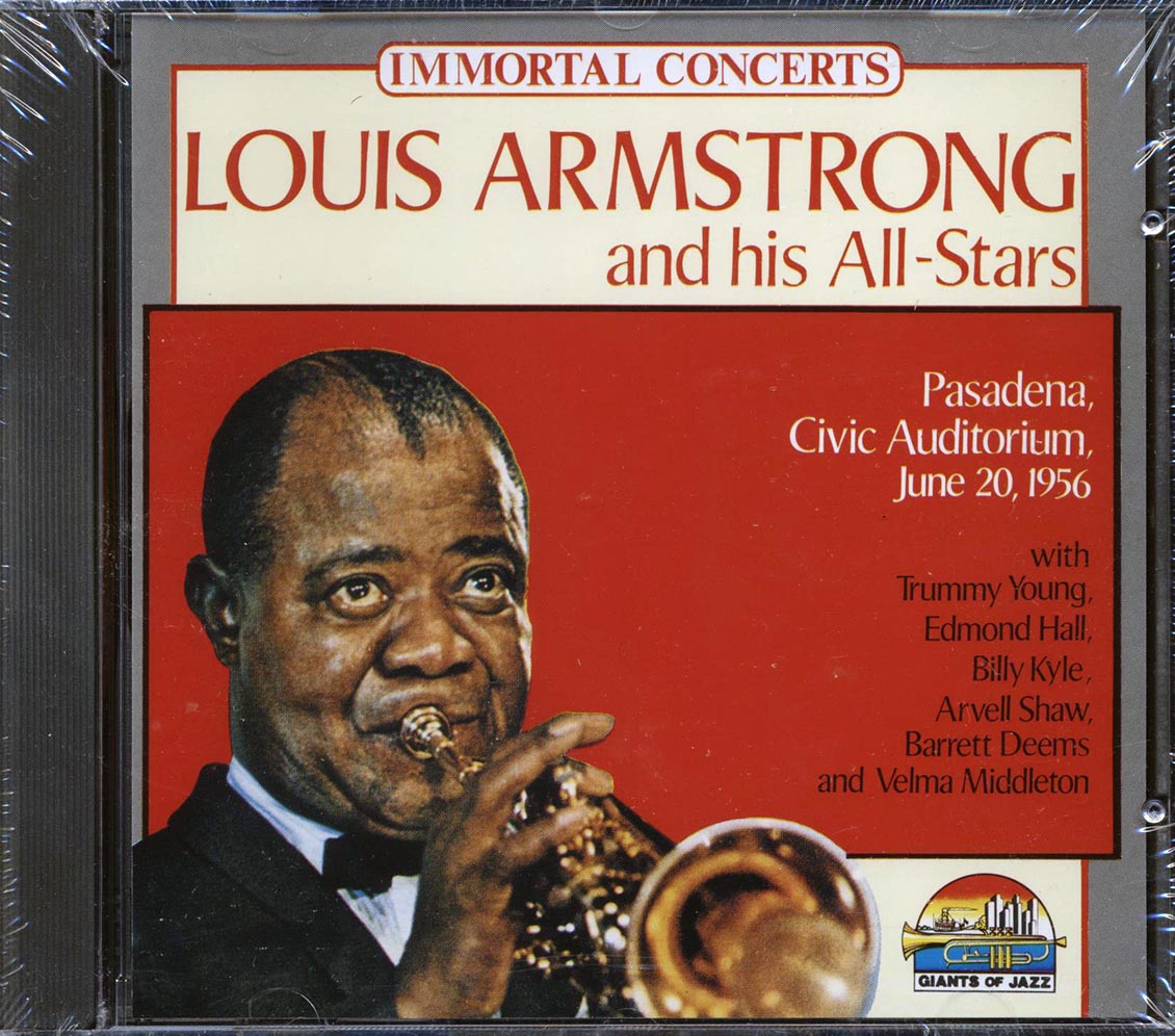 Louis Armstrong & His All Stars - Pasadena, Civic Auditorium June 20, 1956 Music CD