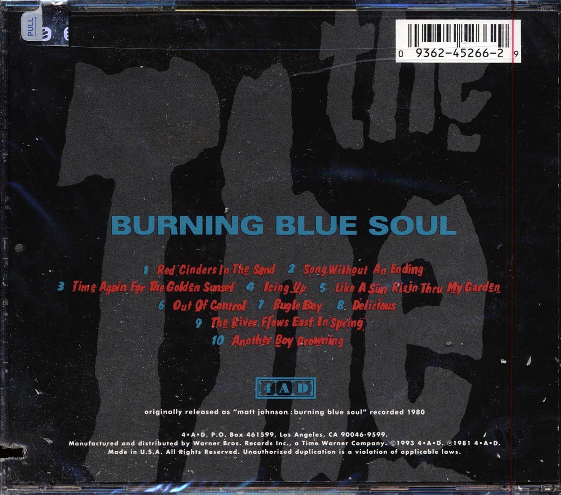 The The - Burning Blue Soul (marked/ltd stock) Music CD