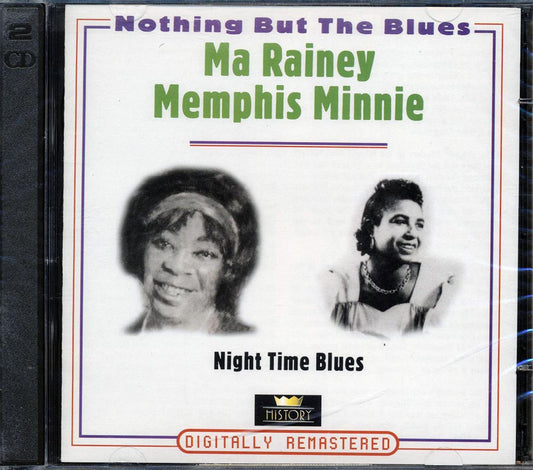Ma Rainey Memphis Minnie Night Time Blues 28 tracks 2xCD Music CD