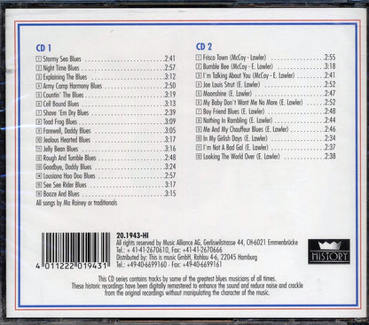Ma Rainey, Memphis Minnie - Night Time Blues (28 tracks) (2xCD) Music CD
