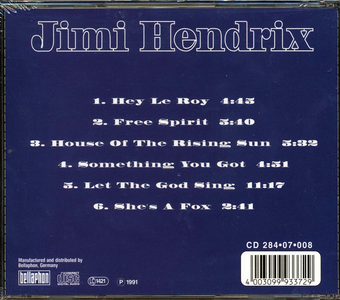 Jimi Hendrix Jimi Hendrix In The Beginning Music CD