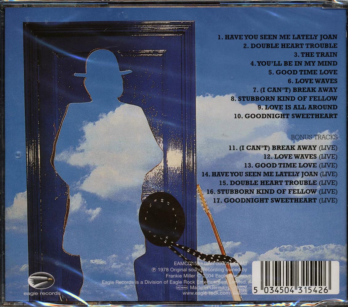 Frankie Miller - Double Trouble Music CD
