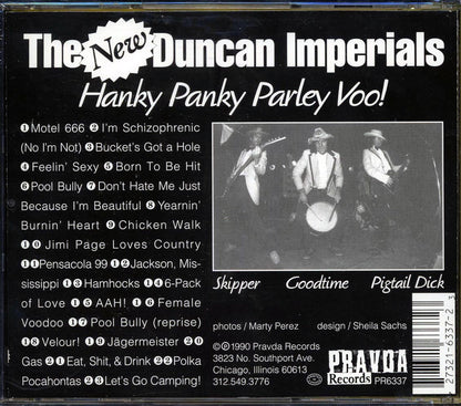 The New Duncan Imperials Hanky Panky Parley Voo 23 Smash Hits Music CD