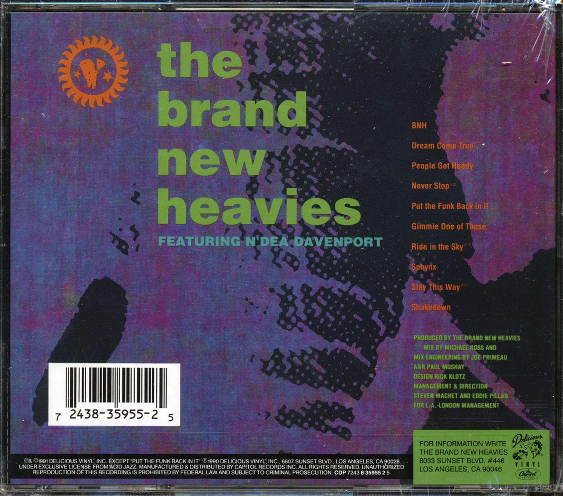 The Brand New Heavies - The Brand New Heavies Music CD