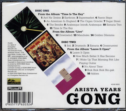 Gong - Arista Years (24 tracks) (2xCD) Music CD