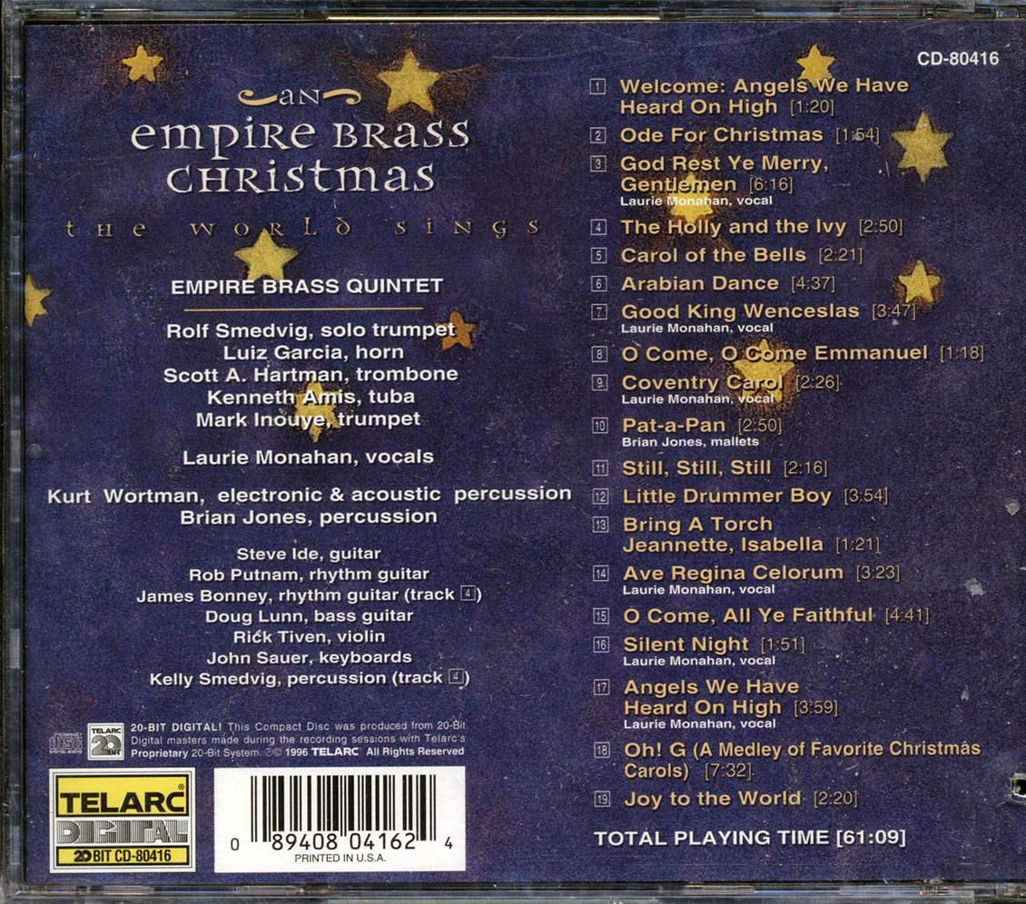 Empire Brass Quintet - An Empire Brass Christmas (marked/ltd stock) Music CD