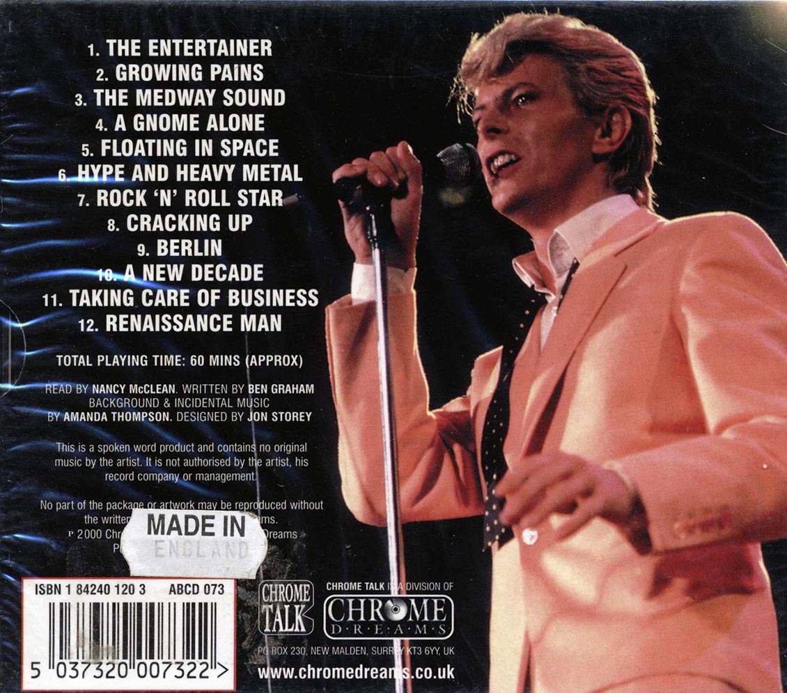 David Bowie - Maximum Bowie: The Unauthorised Biography Of David Bowie Music CD