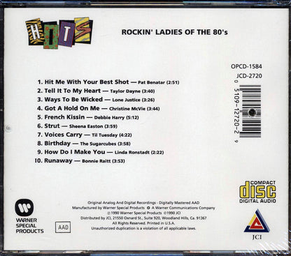 Pat Benatar, Sheena Easton, Bonnie Raitt, Taylor Dayne, Etc. - Rockin' Ladies Of The 80's Music CD