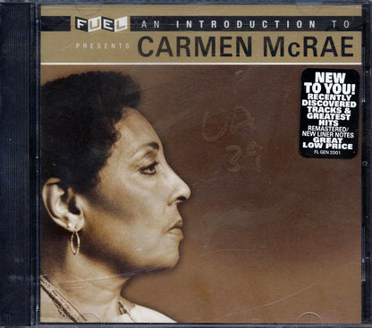 Carmen McRae - Fuel Presents An Introduction To Carmen MeRae Music CD