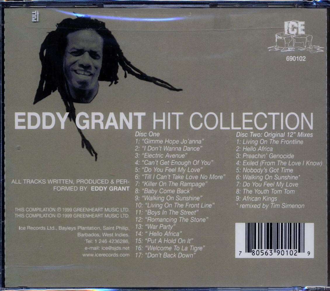 Eddy Grant - Hit Collection (26 tracks) (2xCD) Music CD