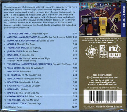 Townes Van Zandt, Hazeldine, Long Ryders, Etc. - The Rough Guide To Americana Music CD